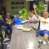 The Planet Kuching team celebrating together over dinner