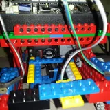 Underside of the 2014 robot showing the servo mount